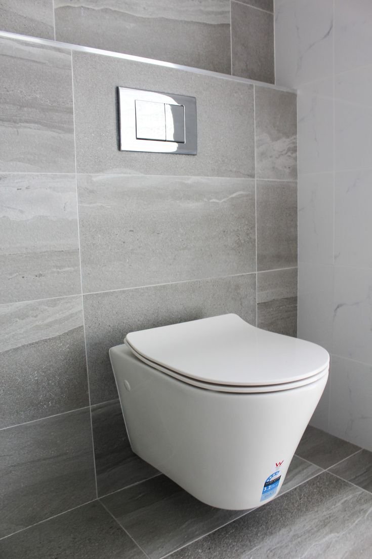 Wall hung toilet seat